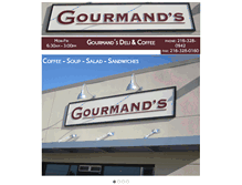 Tablet Screenshot of gourmandsdeli.com